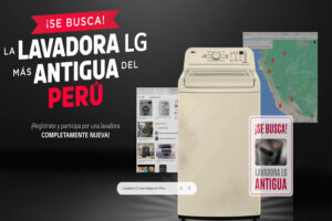 LG lanza concurso para encontrar la lavadora más antigua del Perú y cambiarla por una de última generación