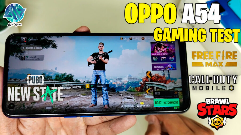 OPPO A54 en Perú: Gaming Test - PUBG NEW STATE, FREE FIRE MAX, COD Y BrawlStars (Helio P35)