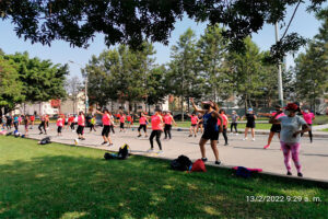 Distrito de San Borja, Lima- Perú Aprovecha los días de sol y entrena con Huawei