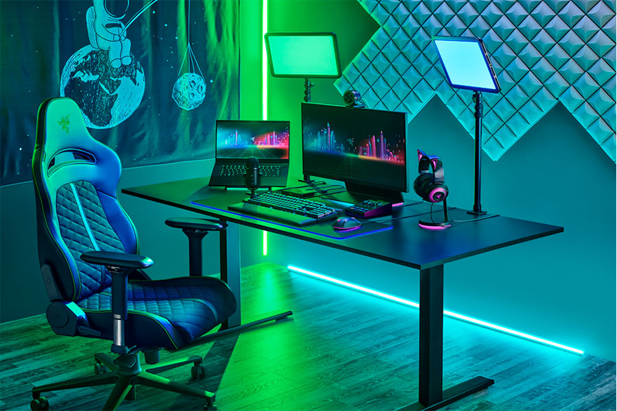 Razer Seiren BT, Razer Audio Mixer y Razer Key Light Chroma