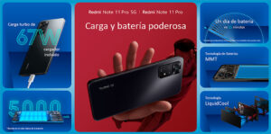 Redmi Note 11 Pro 5G, Redmi Note Pro 11 y el Redmi Note 11S en Perú conoce todo sobre los nuevos gama media de Xiaomi