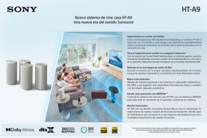 SONY en Perú presenta el HT-A9, el nuevo sistema de cine en casa sin cables con sonido de 360 grados