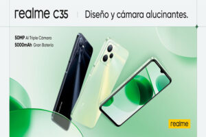 realme C35 en Perú características y precio del smartphone, con pantalla LCD