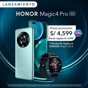 HONOR confirma presencia en gama ultra premium en Perú con la llegada del HONOR Magic4 Pro