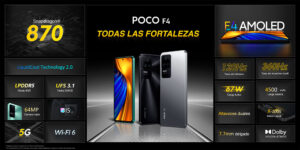 El modelo flagship POCO F4 llega al Perú con potente chipset