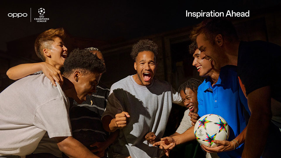 OPPO se asocia con la UEFA y celebra a través de "Inspiration Ahead", la nueva propuesta de la marca