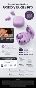 Galaxy Buds2 Pro: profundizando el sonido inmersivo con auriculares diseñados para la comodidad