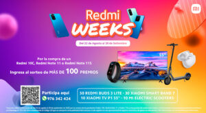 Redmi Weeks: conoce qué dispositivos te permitirán ganar increíbles premios