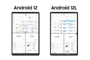 La actualización de Android 12L trae mejoras en la Taskbar de la serie Galaxy Tab S8 de Samsung