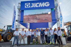 XCMG apostó por la electromovilidad durante su exhibición en Edifica 2022