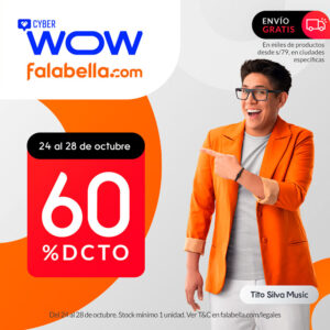 falabella.com lanzó nueva campaña y spot televisivo con Tito Silva por su primer CyberWow
