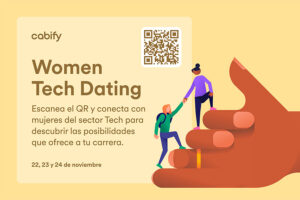 Cabify lanza #WomenTechDating, un evento online que conecta a mujeres de todo el mundo