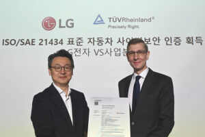 Ciberseguridad en vehículos: LG cumple con el último estándar global