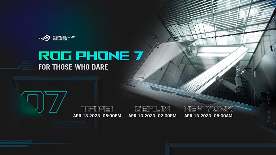ASUS Republic of Gamers Anuncia el evento de lanzamiento virtual ROG Phone 7: For Those Who Dare