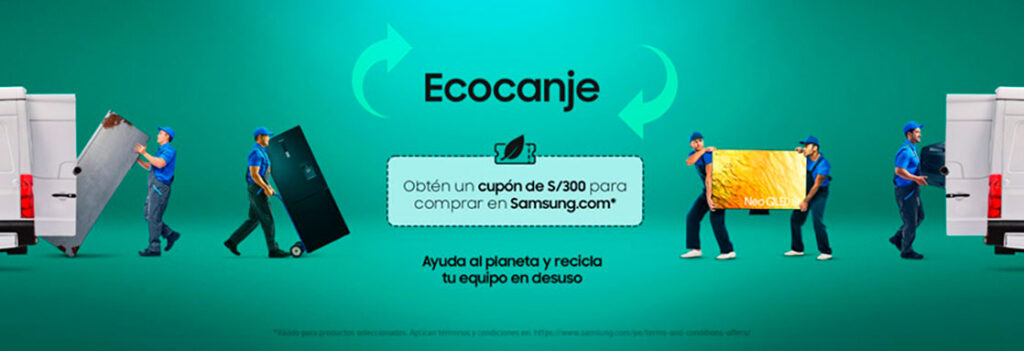 El programa Ecocanje de Samsung busca darles una mejor vida a tus electrodomésticos en desuso