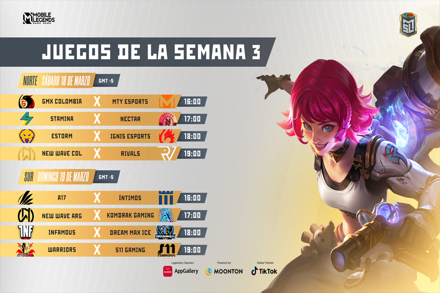 Inicia la Semana 3 del Torneo Apertura de Mobile Legends: Bang Bang LATAM Super League 2023