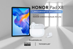 Ecosistema HONOR completo: Llegaron a Perú las tabletas HONOR Pad 8 y HONOR Pad X8