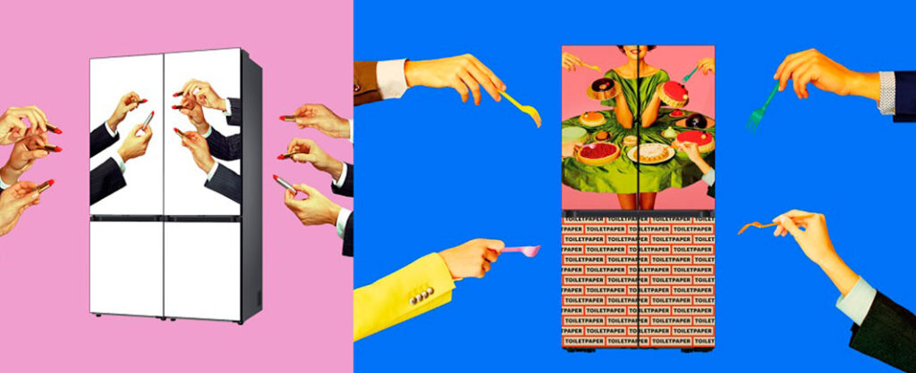 Samsung y TOILETPAPER presentan diseños vanguardistas e icónicos para electrodomésticos Bespoke