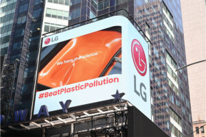 LG marca la diferencia contra la contaminación de plásticos