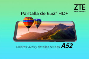 Lanzamiento El nuevo ZTE A52 llega para sorprender con su gran pantalla y batería de larga duración