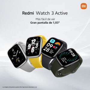 5 cosas que podrás hacer con el nuevo reloj inteligente Redmi Watch 3 Active