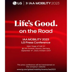 CEO de LG presentará la visión de la movilidad en IAA Mobility 2023