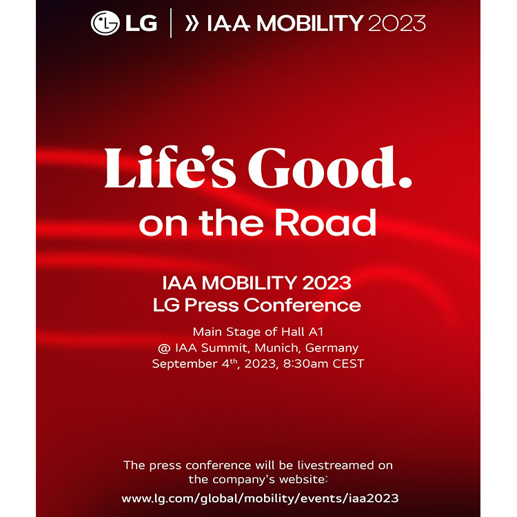 CEO de LG presentará la visión de la movilidad en IAA Mobility 2023
