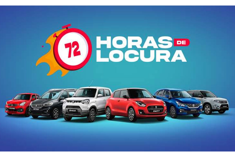 Aprovecha los bonos de hasta $1500 en vehículos para ti y tu familia gracias a las 72 horas de locura de Suzuki