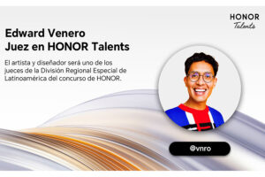 ¡Orgullo peruano! Edward Venero será juez en concurso global HONOR Talents