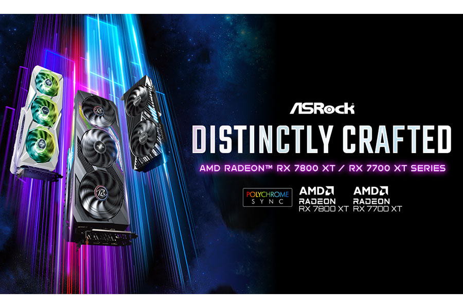 ASRock lanza sus placas de video AMD Radeon RX 7800 XT y Radeon RX 7700 XT