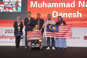 LG anima a los jóvenes con discapacidad a perseguir sus sueños en el Desafío Global IT 2023