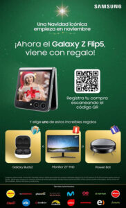 Celebra una Navidad Icónica gracias a los nuevos Galaxy Z Fold5 y Galaxy Z Flip5