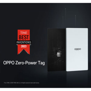 OPPO Zero-Power Tag fue incluido por TIME en su lista de los Mejores Inventos de 2023 por su visión de un futuro más sustentable