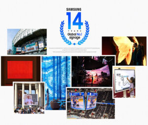 Cómo la innovación de Samsung aborda la inmersión en su 14º año como líder del mercado de señalización digital
