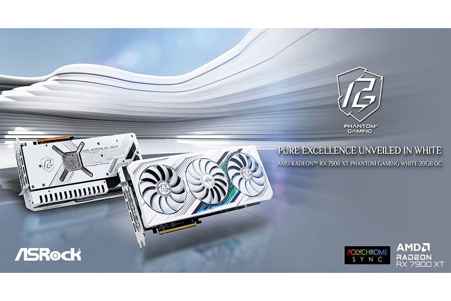 ASRock lanza su placa de video Radeon RX 7900 XT Phantom Gaming White 20 GB OC