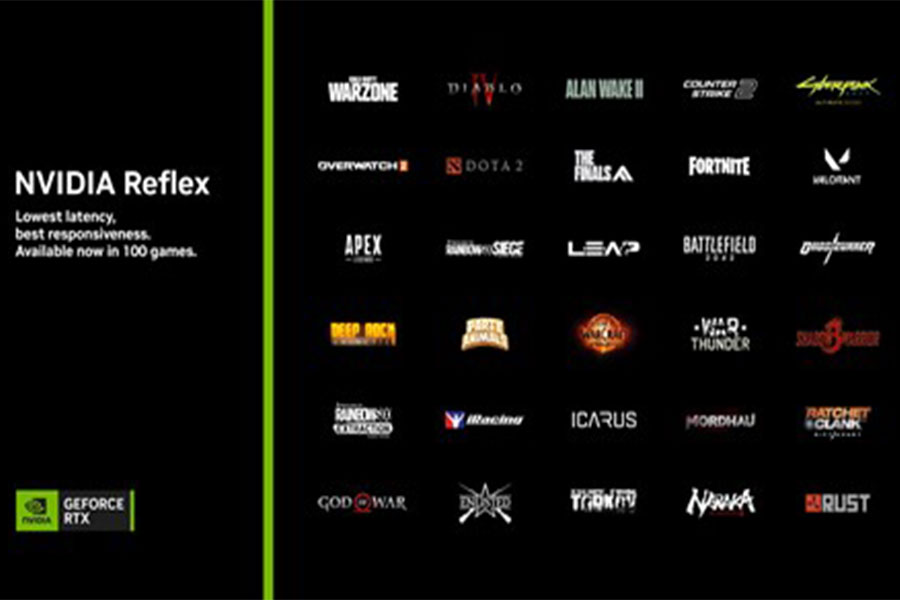 NVIDIA Reflex supera los 100 juegos, un nuevo controlador Game Ready para GeForce RTX 4070 SUPER y nuevos juegos DLSS