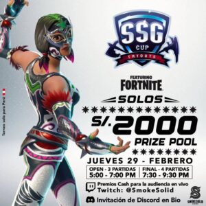 SmokeSolid Gaming organiza torneo de Fortnite en Perú