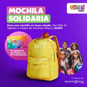 Back to School: Coney Park y Operación Sonrisa se unen para ayudar a niños peruanos