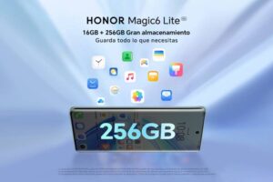HONOR Magic6 Lite: Además de pantalla resistente, amplio almacenamiento