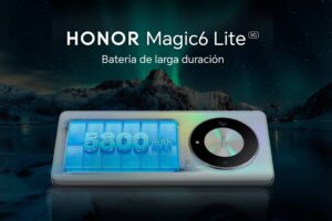 HONOR Magic6 Lite: Batería de 5800mAh ideal para feriados largos