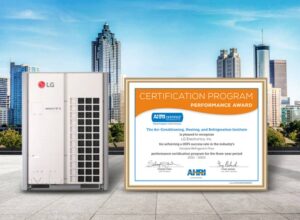 LG recibe por séptimo año consecutivo el premio a la excelencia de soluciones de calefacción, ventilación y aire acondicionado