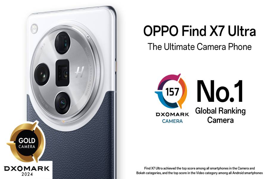 OPPO Find X7 Ultra se corona con la cámara de smartphone mejor calificada por DXOMARK