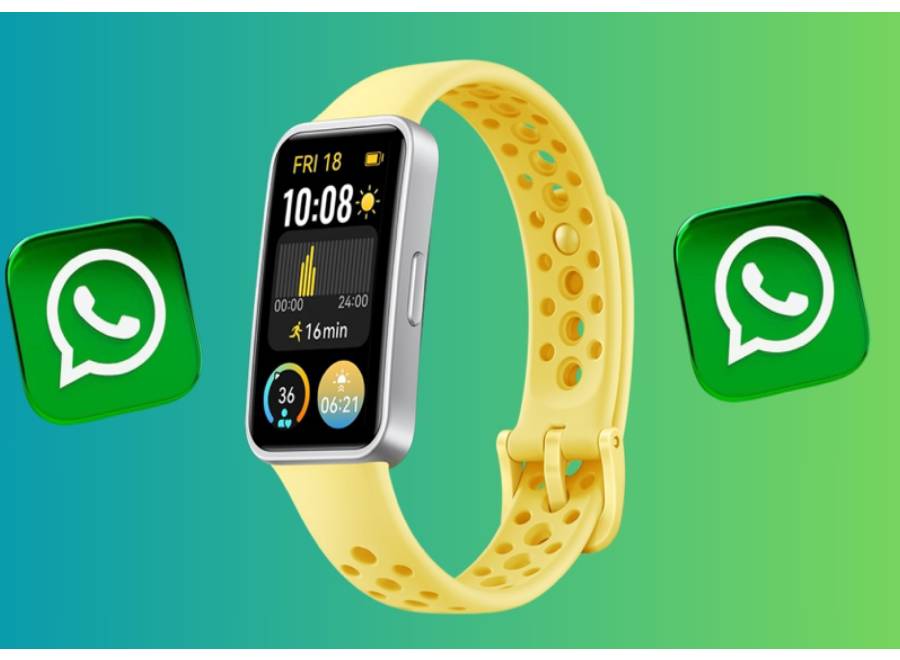 ¿Cómo contestar mensajes de WhatsApp desde la HUAWEI Band 9?