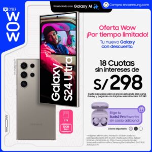 Cyber Wow: ¡Disfruta estas exclusivas promociones que trae Samsung para ti!