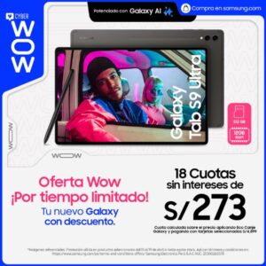 Cyber Wow: ¡Disfruta estas exclusivas promociones que trae Samsung para ti!