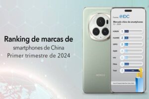 HONOR logra el TOP 1 del mercado chino de smartphones durante el primer trimestre del año gracias al HONOR Magic6 Pro