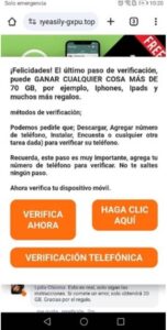 Mensajes de WhatsApp con una falsa oferta de gigabytes gratis ESET