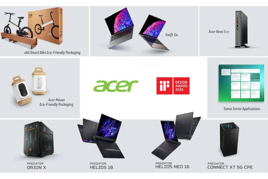 Acer gana múltiples premios iF Design Awards 2024