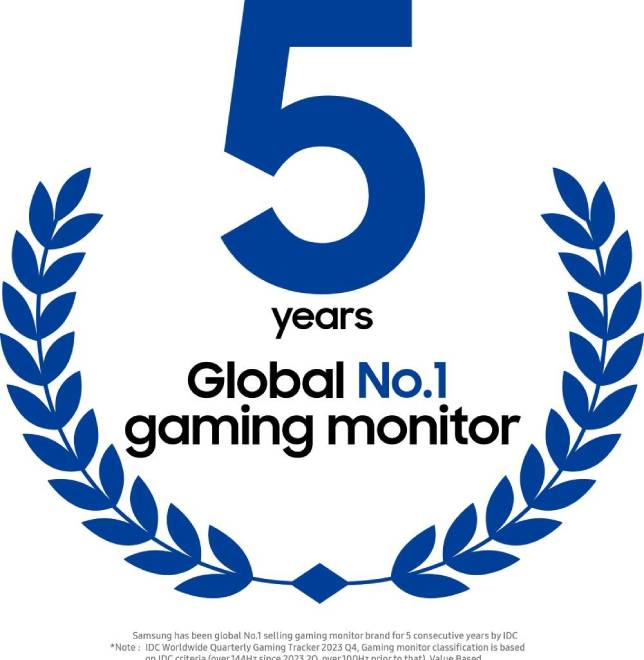 Samsung Electronics es reconocida como la número 1 en el mercado mundial de monitores OLED