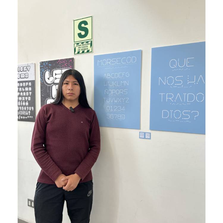 Estudiante peruano crea tipografía basada en el código morse: Un homenaje a la comunicación y la tecnología